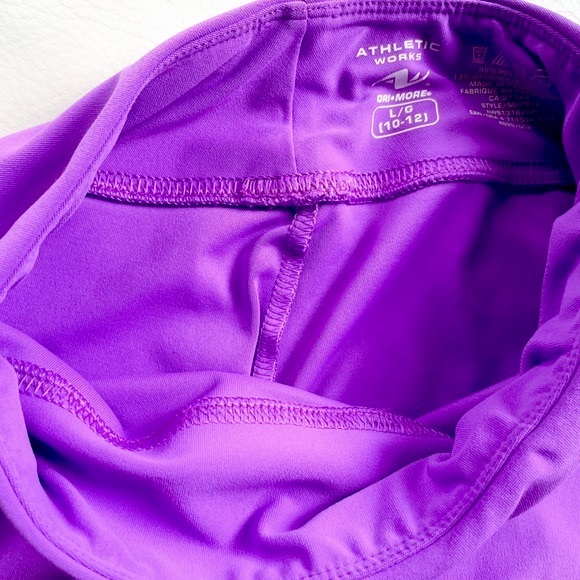 💥3/$20💥10-12 Cropped Athletic Tights Yoga Pants Leggings, Athletic Works - Picture 4 of 6